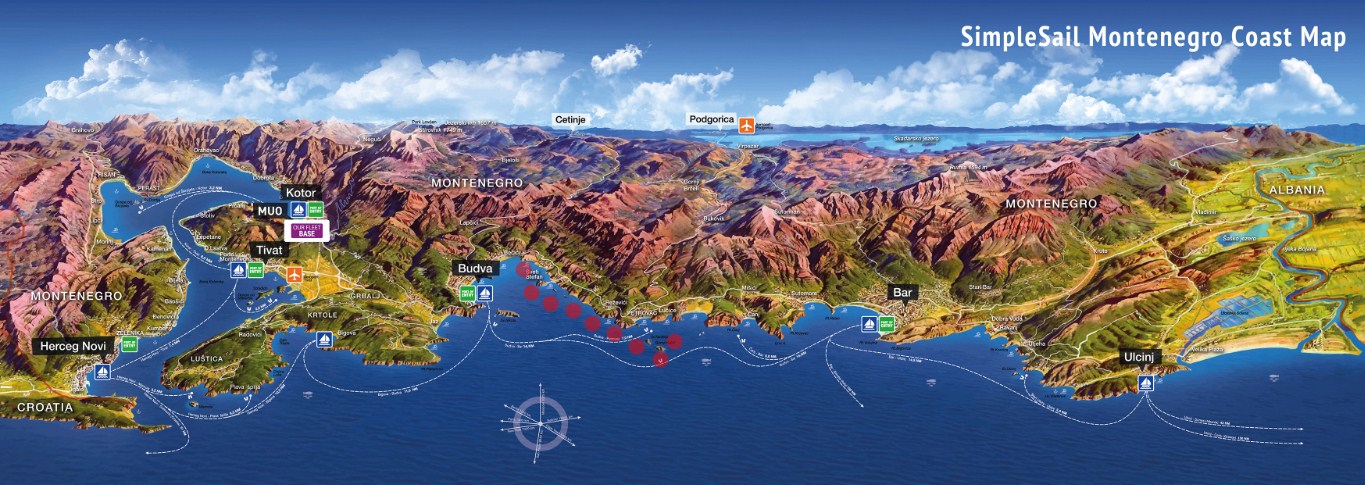 Montenegro boat trip Montenegro boat trip